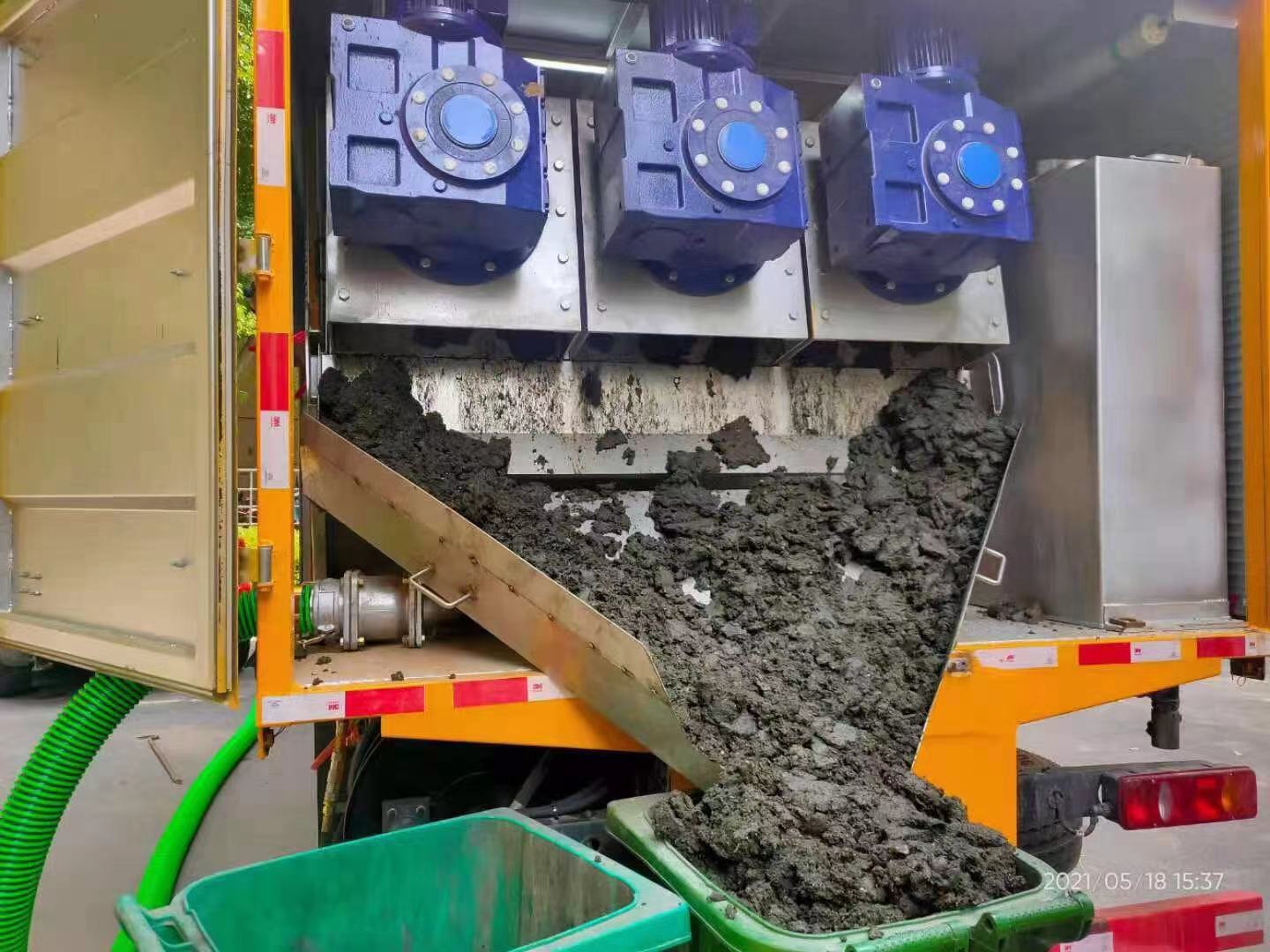 泾源化粪池清掏城市维护站-泥浆净化干湿分离处理